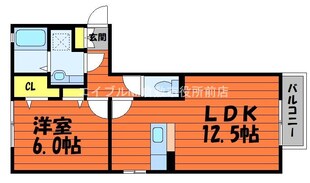 シャルム　Ａ棟の物件間取画像